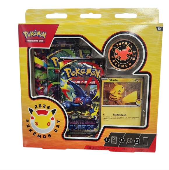 Pokemon Other - Pokemon Day 2026 30th Anniversary Box Sealed Pikachu Promo